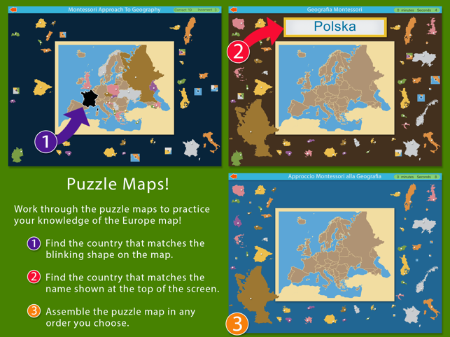 Montessori Approach To Geography HD - Europe Lite(圖3)-速報App