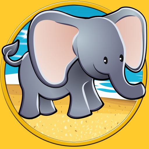 jungle animals for good kids - free game icon