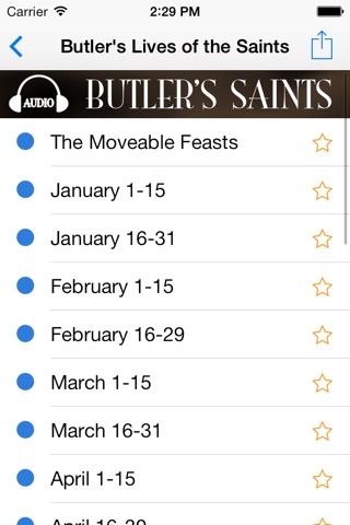 Butler's Lives of the Saints screenshot 2