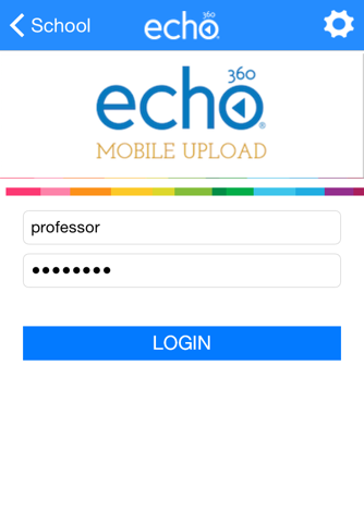 EchoSystem Mobile Upload App for Instructors screenshot 2