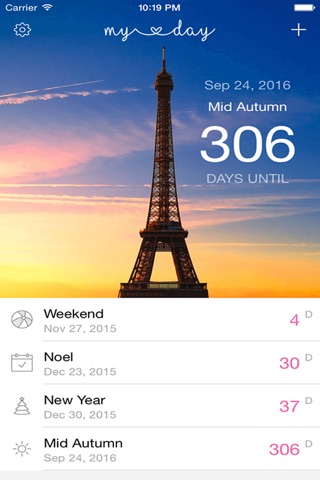 My Days - Events Countdown screenshot 2
