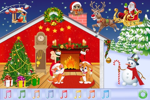 HappyNewYearBeatBoxx - Christmas Game for Boys & Girls Musical App for Children & Babies Play with Papa Noel screenshot 2