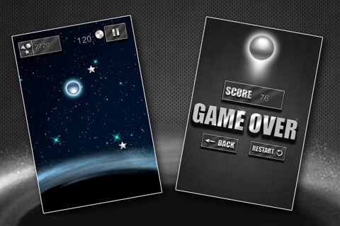 Steel Ball Gravity - Bounce Over Black Hole And Survive In Space! (Free Game) screenshot 3