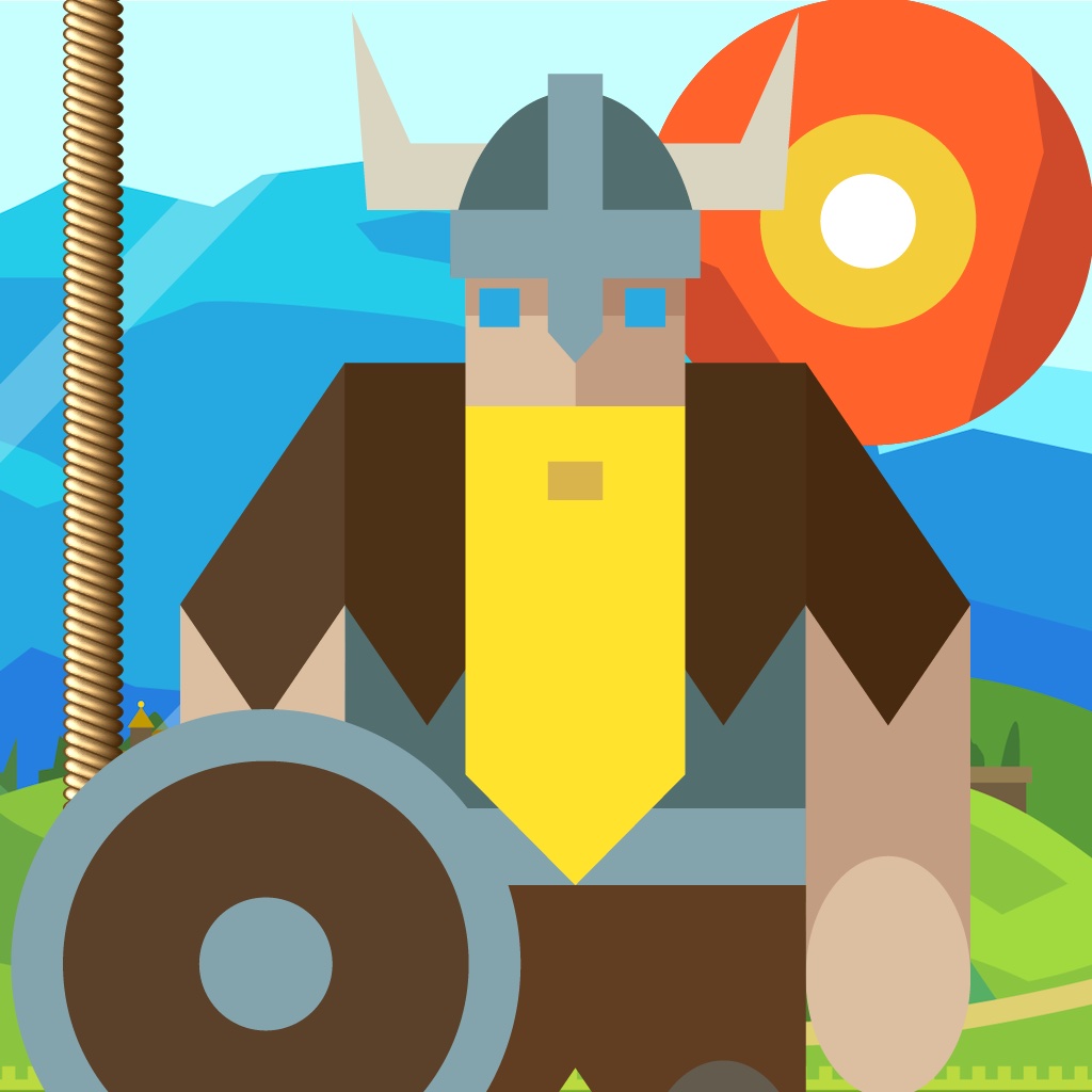 Viking Heroes Climb PRO-Tapping Rope Climbing Game icon