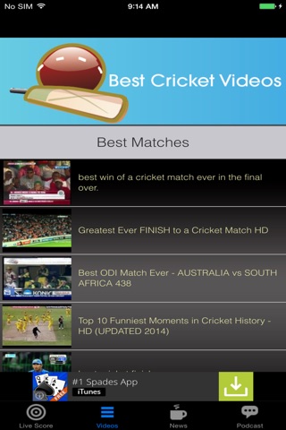 Bazinga Live Cricket Scores screenshot 4