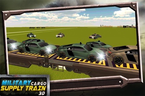 Military Cargo Train Driver 3D: Transporting Simulation screenshot 4