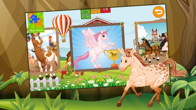 Kids Jigsaw Puzzle Horses - Free(圖2)-速報App