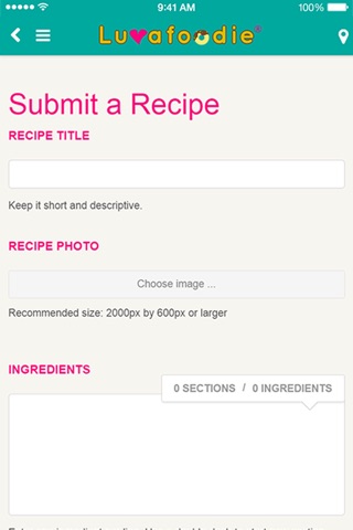 Luvafoodie screenshot 3