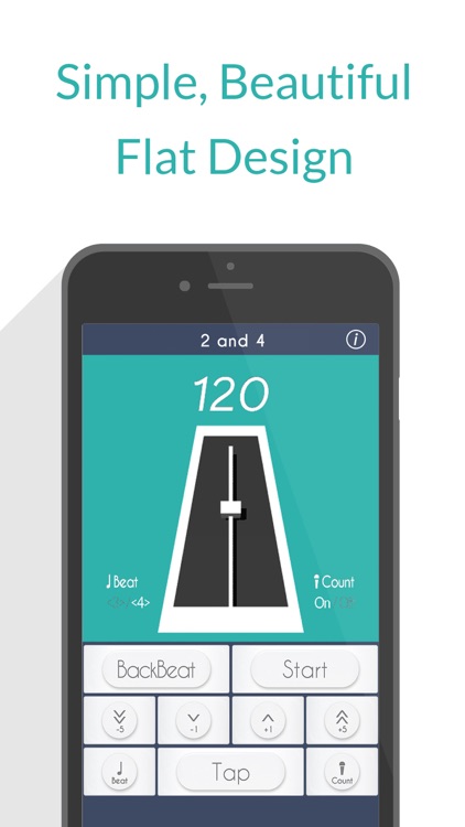 2 and 4: Free Metronome