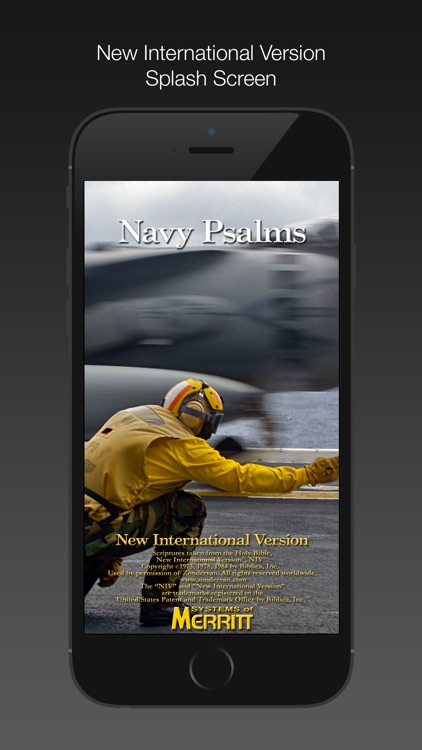 Navy Psalm Daily Quotes NIV