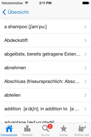 Englische Fachausdrücke screenshot 3