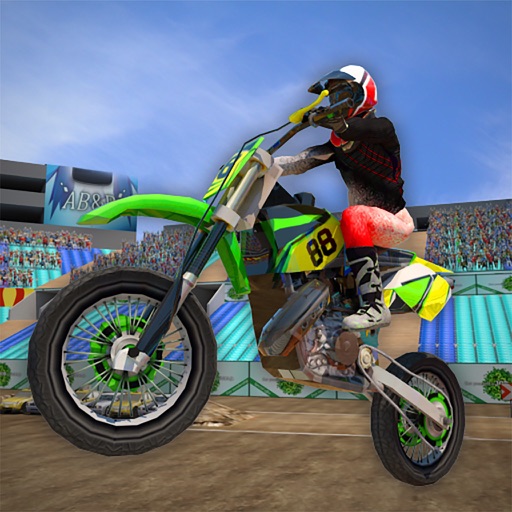 3D Motor Bike Stunt Mania icon