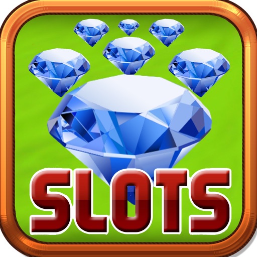 A Blue Diamond Slot-Machine - Casino Las Vegas Slots