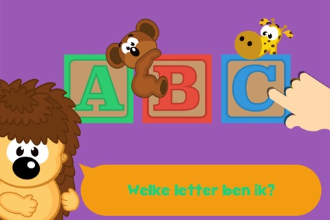 Animals alphabet and letters puzzle cartoon Sound Game for toddlers and preschoolers screenshot 2
