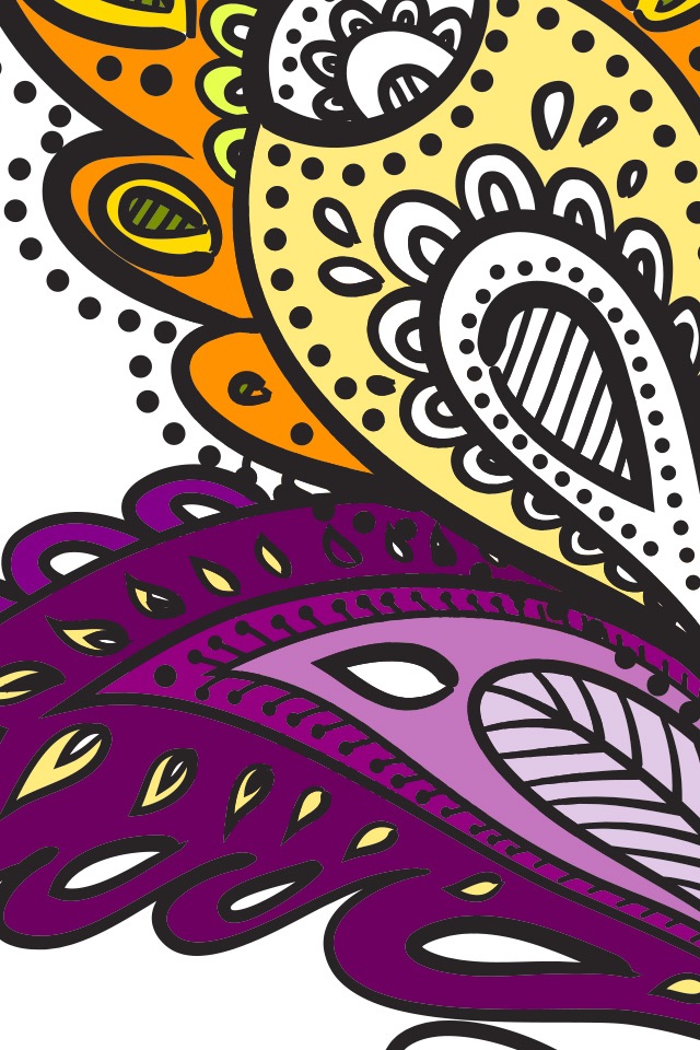 Paint & color mandalas Coloring book for adults screenshot 2