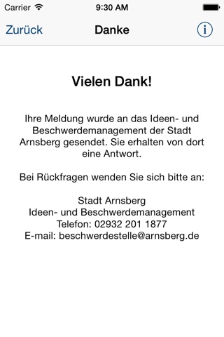 Melde-App Arnsberg screenshot 3