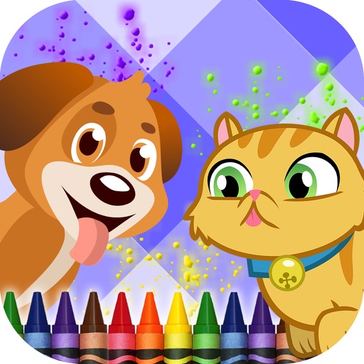 Coloring Book Pets icon