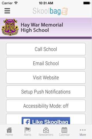 Hay War Memorial High School - Skoolbag screenshot 4