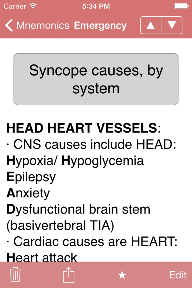 Med Mnemonics screenshot 3