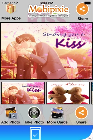 Kiss Cards screenshot 2