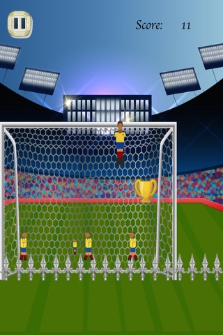 Foosball Ups - Jumping Goalie Flight Free screenshot 3