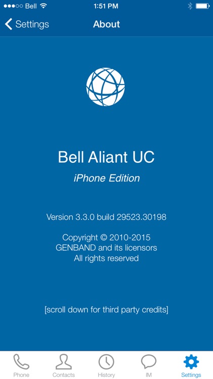 Bell Aliant Unified Communications for iPhone screenshot-4