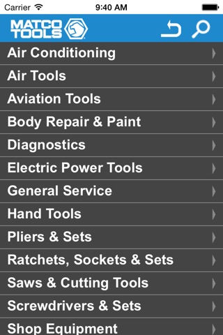 Matco Tools screenshot 2