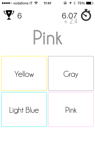 Tap the color (not the word!) screenshot 3