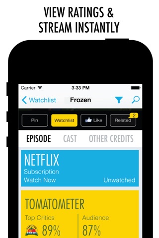 BuddyTV Guide for Netflix, HBO GO, Amazon, Hulu, Crackle and More: Movie, TV Listings with Remote Control screenshot 2