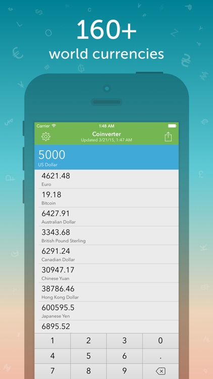 Coinverter – The Currency Converter screenshot-0