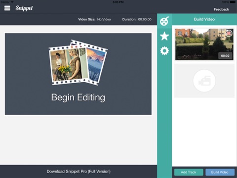 Snippet HD - Video Editor With Filters And Splice Features screenshot 2