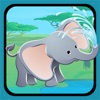 アクティブ! 子どもたちが学び、ジャングルの動物と遊ぶためのゲームのサイジング