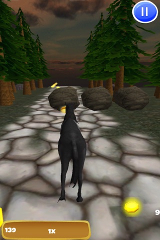 A Black Stallion: 3D Horsey Running Game - FREE Edition screenshot 4