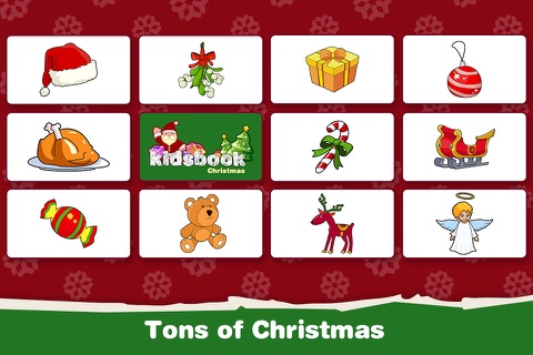 KidsBook: Christmas - Interactive HD Flash Card Game Design for Kids screenshot 3