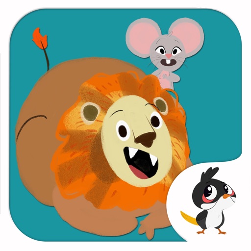 The lion and the mouse - HD icon