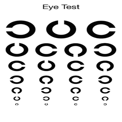eye test circle 3 icon