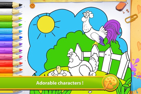 Farm Animals - Living Coloring screenshot 2