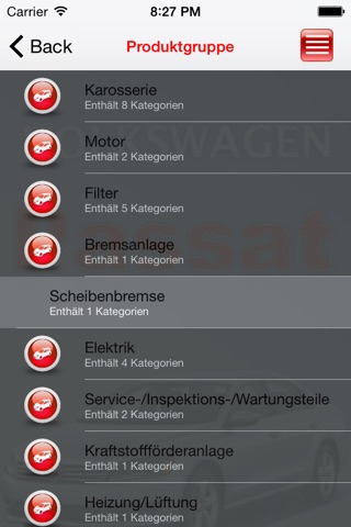AutoParts VW Passat screenshot 4