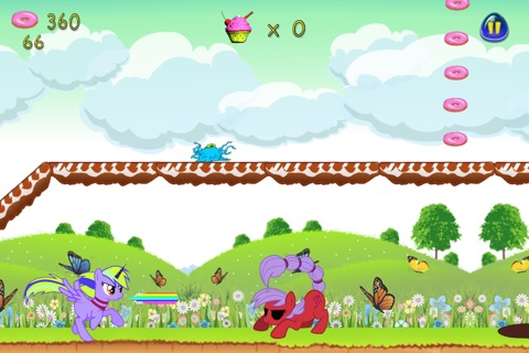 Little Unicorn Candy Adventure: My Magical Run in Sweet Paradise screenshot 2