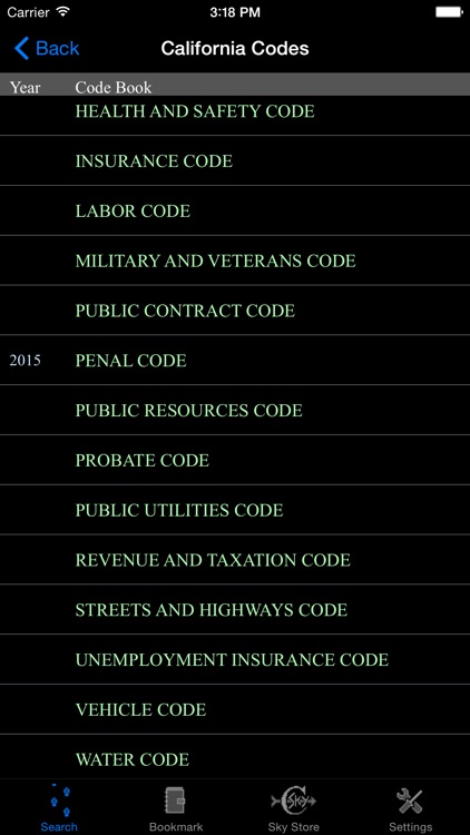 California Code Book