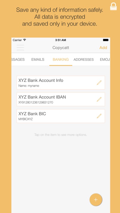 Copycatt - Secure Copy Paste Keyboard screenshot-3