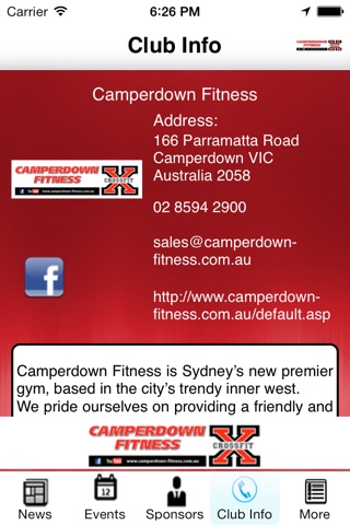 Camperdown Fitness screenshot 3