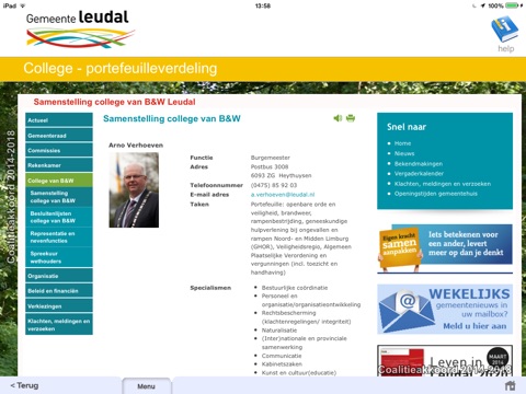 Begrotingsapp Gemeente Leudal 2015 screenshot 3