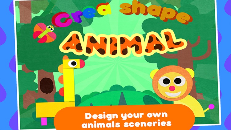 Crea World Animal – create and play – creative art studio for kids with cute jungle and forest animals