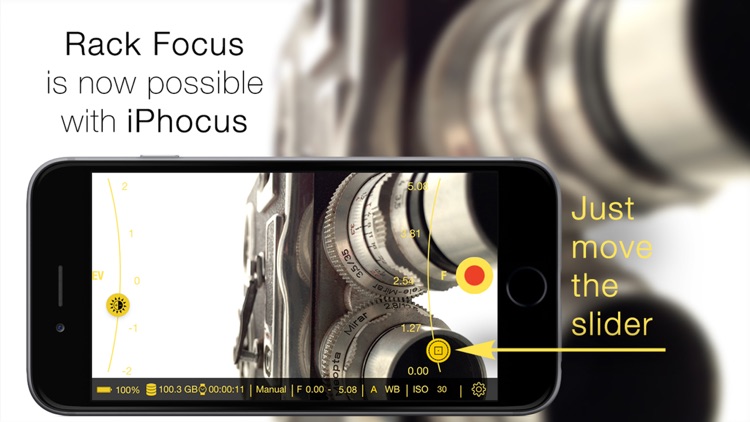 iPhocus - Manual camcorder - Focus, Exposure, ISO and White Balance controls for your videos like in a DSLR