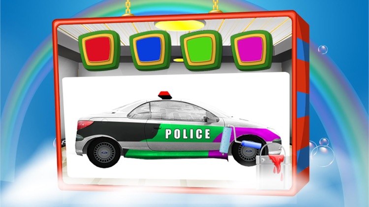 Police Car Wash – Cleanup messy vehicle in this auto cleaning game