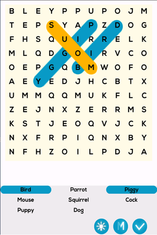 Animal Word Search - Free screenshot 2