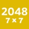 Join the numbers in 7x7 grid and get to the 2048 tile