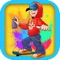 Girls and Bombs - Fast Skateboarder Obstacle Course (Free)