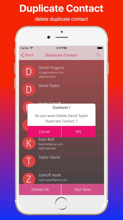 Contact Manager and Duplicate Contact Remover Pro screenshot-3